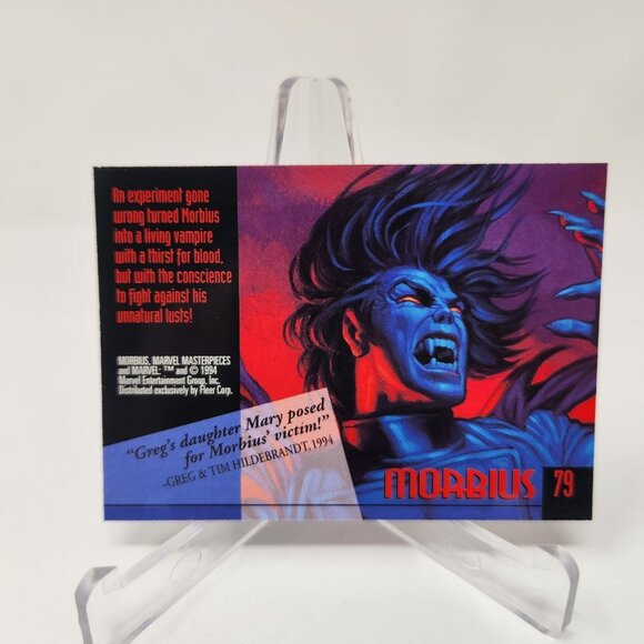 Morbius #79 1994 Marvel Masterpieces Trading Card (a97) - Picture 2 of 3